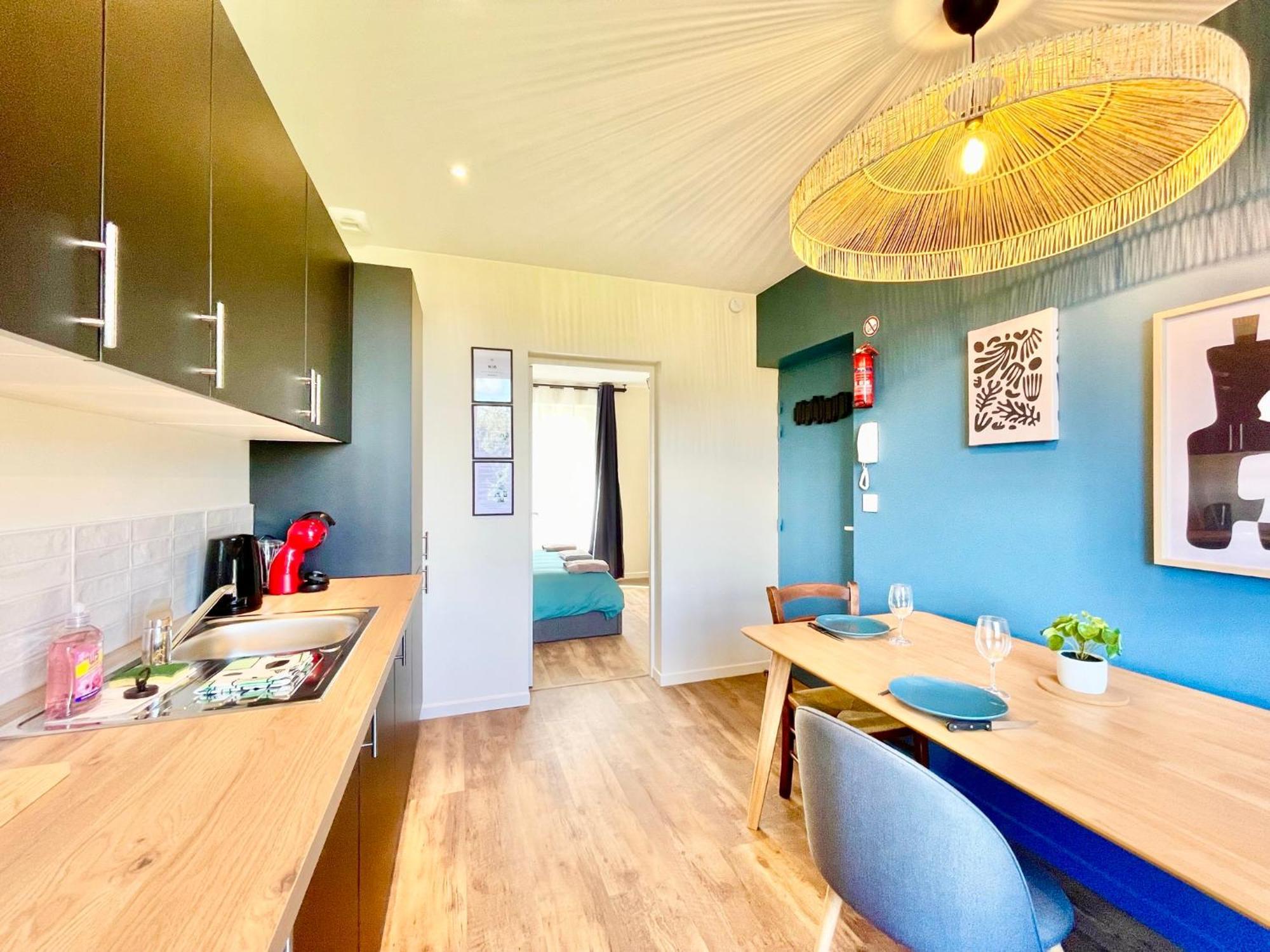 Appartements A Lorient - Tout Confort - Internet Fibre - Nouveau Bagian luar foto