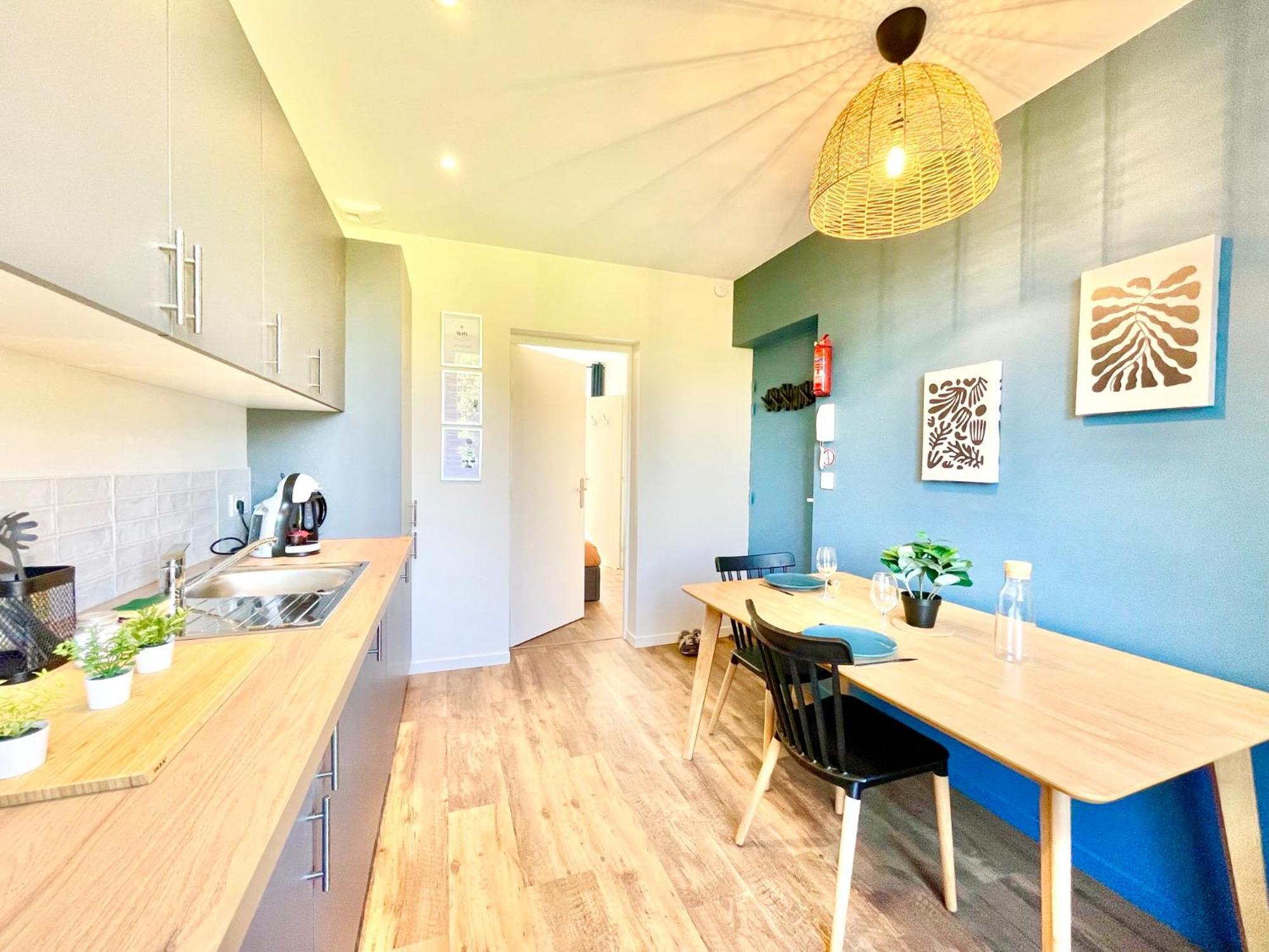 Appartements A Lorient - Tout Confort - Internet Fibre - Nouveau Bagian luar foto
